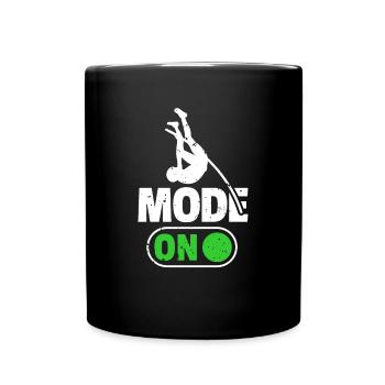 Pole Vault Mode On Shirt Cadeau - Mug uni - noir - Devant