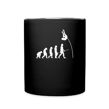 Evolution Pole Vault Chemise Cadeau - Mug uni - noir - Devant
