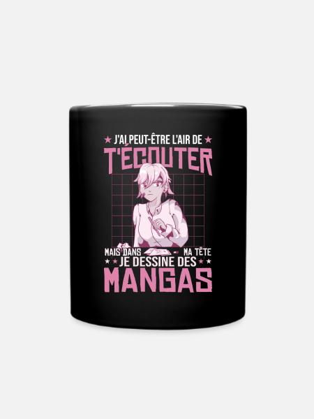Je Dessine Des Mangas - Mug uni - noir