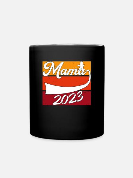 Mama 2023 - Tasse einfarbig - Schwarz