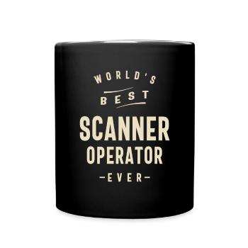 Scanner Operator Job Title Profession - Full Colour Mug - black - Front