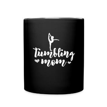 Tumbler Gymnast Girl Tumbler - Full Colour Mug - black - Front