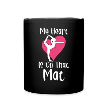 Tumbler Gymnast Girl Tumbler - Full Colour Mug - black - Front