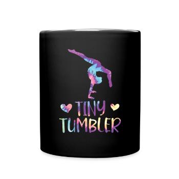 Tumbler Gymnast Girl Tumbler - Full Colour Mug - black - Front