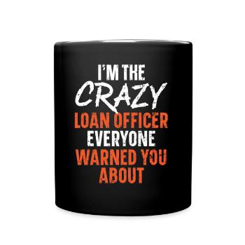 Credit Officer Job Profession Debt Loan Officer - Full Colour Mug - black - Front