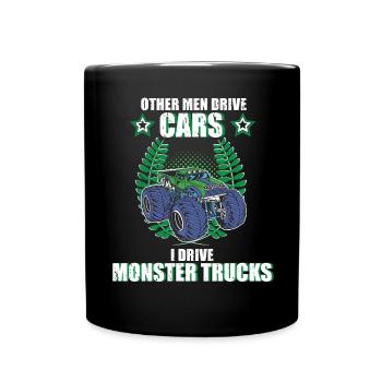 Monster Trucks Monster Truck Offroad Gift - Full Colour Mug - black - Front