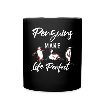 Penguin Lover Penguin Gifts - Full Colour Mug - black - Front