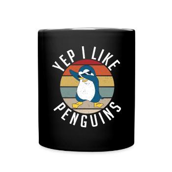 Penguin Lover Penguin Gifts - Full Colour Mug - black - Front