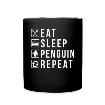 Penguin Lover Penguin Gifts - Full Colour Mug - black - Front