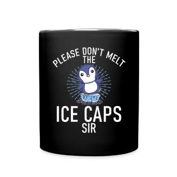 Pinguinliebhaber Pinguin Geschenke - Tasse einfarbig - Schwarz - Vorne