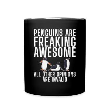 Penguin Lover Penguin Gifts - Full Colour Mug - black - Front