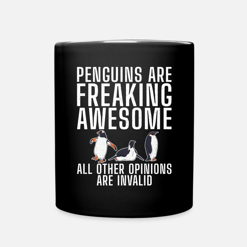 Penguin Lover Penguin Cadeaux - Mug uni - noir