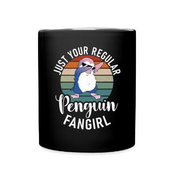 Pinguinliebhaber Pinguin Geschenke - Tasse einfarbig - Schwarz - Vorne