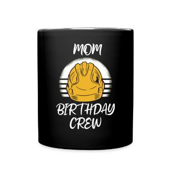 Maman De L’Équipe D’Anniversaire - Construction d’anniversaire - Mug uni - noir - Devant