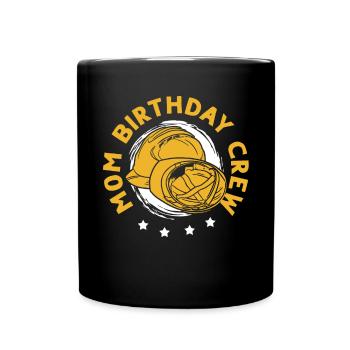 Maman De L’Équipe D’Anniversaire - Construction d’anniversaire - Mug uni - noir - Devant