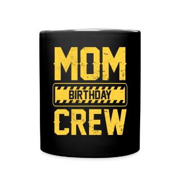 Maman De L’Équipe D’Anniversaire - Construction d’anniversaire - Mug uni - noir - Devant