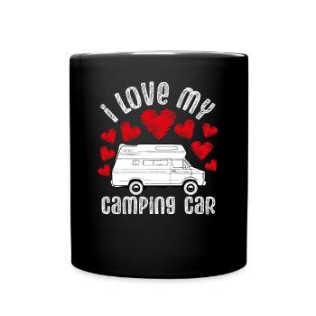 I love my motorhome - Full Colour Mug - black - Front