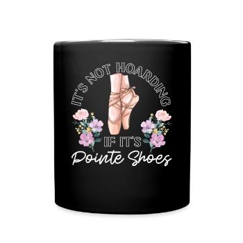 Ballet Dancer Dance Girl Ballerina - Full Colour Mug - black - Front