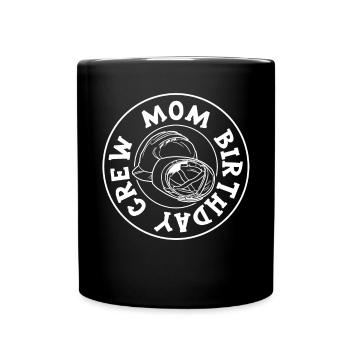 Maman De L’Équipe D’Anniversaire - Construction d’anniversaire - Mug uni - noir - Devant