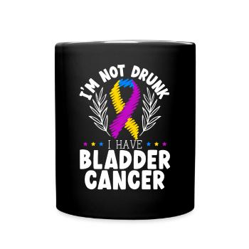 Bladder Cancer Warrior Bladder Cancer Awareness - Full Colour Mug - black - Front