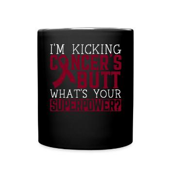 Sensibilisation au myélome multiple Warrior Myelome Cancer - Mug uni - noir - Devant