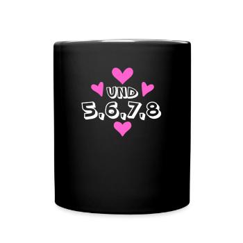 Tanzen Tanz Tanzkurs Rhythmus - Tasse einfarbig - Schwarz - Vorne