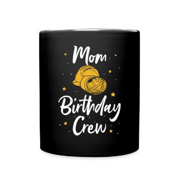 Maman De L’Équipe D’Anniversaire - Construction d’anniversaire - Mug uni - noir - Devant