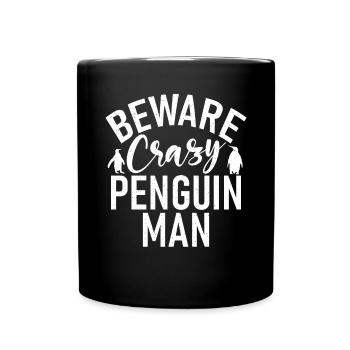 Pinguinliebhaber Pinguin Geschenke - Tasse einfarbig - Schwarz - Vorne