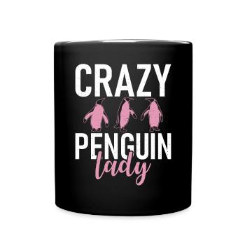 Penguin Lover Penguin Gifts - Full Colour Mug - black - Front