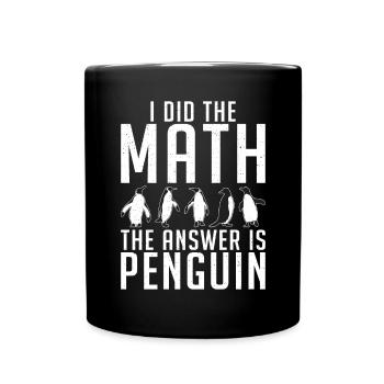 Pinguinliebhaber Pinguin Geschenke - Tasse einfarbig - Schwarz - Vorne