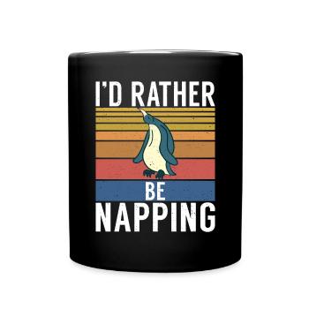 Pinguinliebhaber Pinguin Geschenke - Tasse einfarbig - Schwarz - Vorne