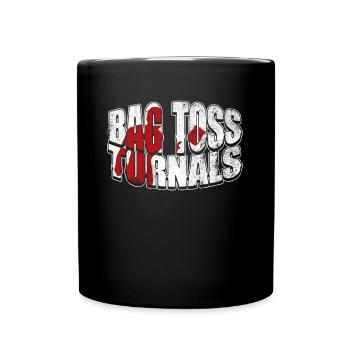 Bag Toss Turnals - Lustiges Cornhole Team - Tasse einfarbig - Schwarz - Vorne