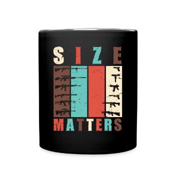Jagen Jagdspruch & Jäger Geschenkidee - Tasse einfarbig - Schwarz - Vorne
