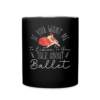 Ballet Danseuse Danse Ballerine - Mug uni - noir - Devant