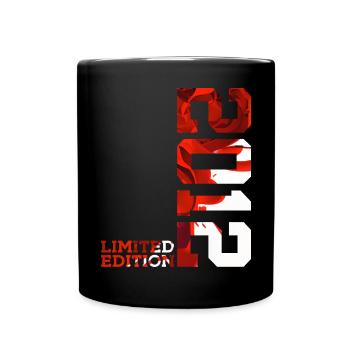 14. GEBURTSTAG 14 JAHRE LIMITED EDITION 2012 - Tasse einfarbig - Schwarz - Vorne