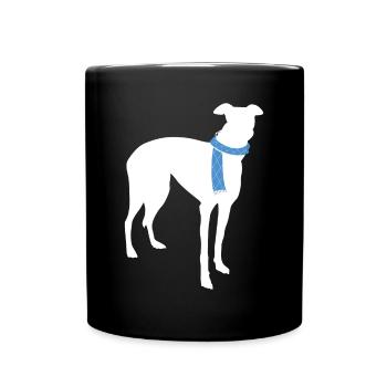 Whippet - Mug uni - noir - Devant