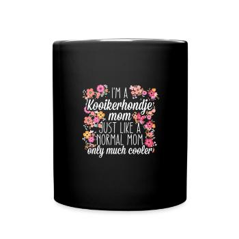 Kooikerhondje maman - Mug uni - noir - Devant