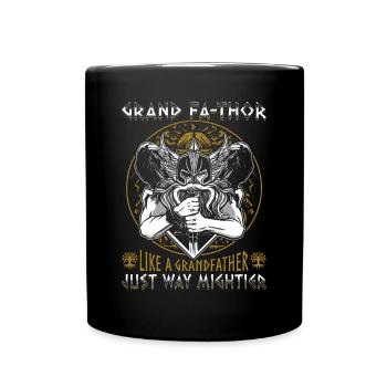 Great Vathor - Fête des pères Fête des pères Cadeau Vikings - Mug uni - noir - Devant