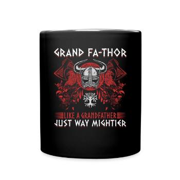 Great Vathor - Fête des pères Fête des pères Cadeau Vikings - Mug uni - noir - Devant