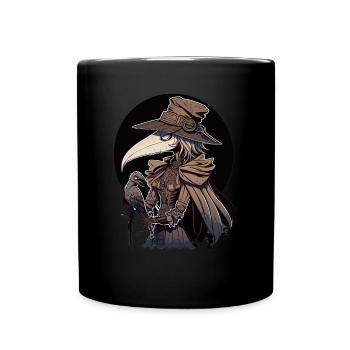 Vertrau mir, ich bin ein weiblicher Pestarzt - - Tasse einfarbig - Schwarz - Vorne