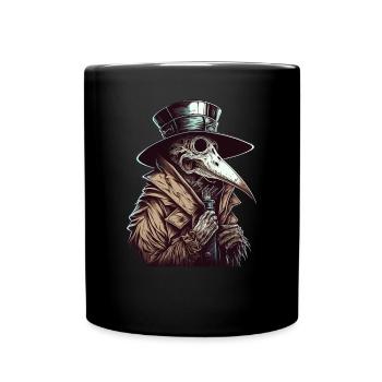 Plague Doctor - Vertrauen Sie mir, ich bin ein - Tasse einfarbig - Schwarz - Vorne