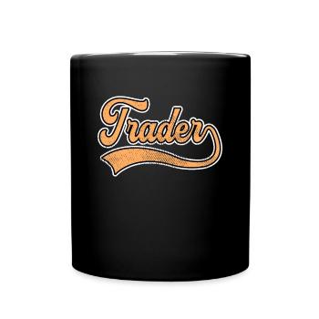 Trader Lettering - Full Colour Mug - black - Front