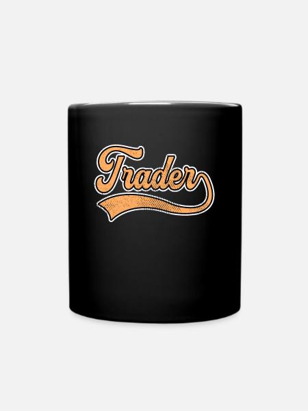 Trader Schriftzug - Tasse einfarbig - Schwarz