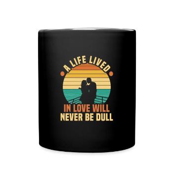 Valentine's Day Gifts Lovers and Couples Designs - Full Colour Mug - black - Front
