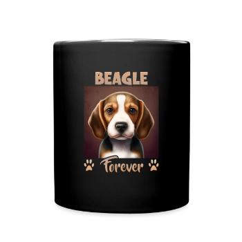 Dog Saying Beagle Design pour les amoureux des chiens - Mug uni - noir - Devant