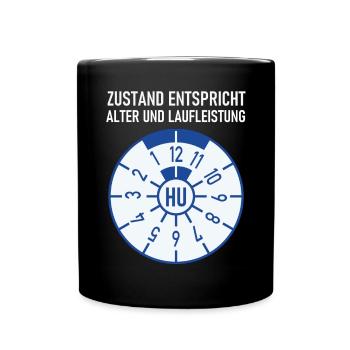 HU - Zustand entspricht Alter und Laufleistung - Tasse einfarbig - Schwarz - Vorne