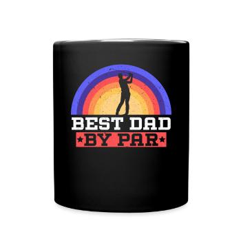 Meilleur papa par Fathers Day Papa Paternité Papa Papa Papa Papa - Mug uni - noir - Devant