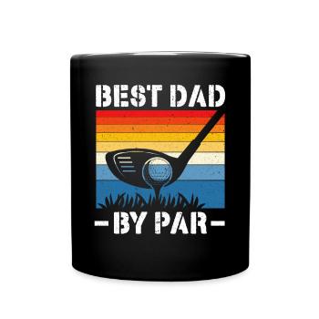 Meilleur papa par Fathers Day Papa Paternité Papa Papa Papa Papa - Mug uni - noir - Devant