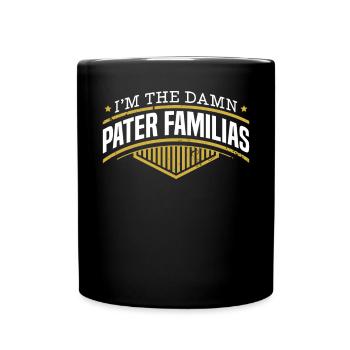 Vatertag Papa Bester Vater aller Zeiten Vaterschaft Papa - Tasse einfarbig - Schwarz - Vorne