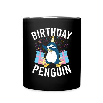 Pinguinliebhaber Pinguin Geschenke - Tasse einfarbig - Schwarz - Vorne